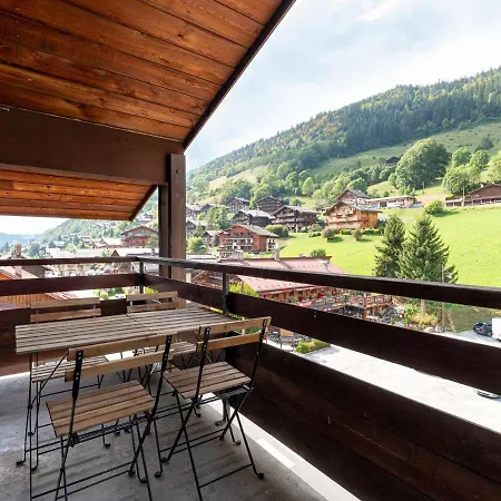 Superbe Mezzanine Renove Au Coeur Du Grand Bornand - 4 Couchages, Balcon, Proche Commerces Et - Fr-1-458-162